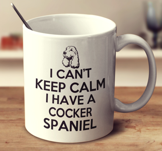 Keep Calm Spaniel Mug